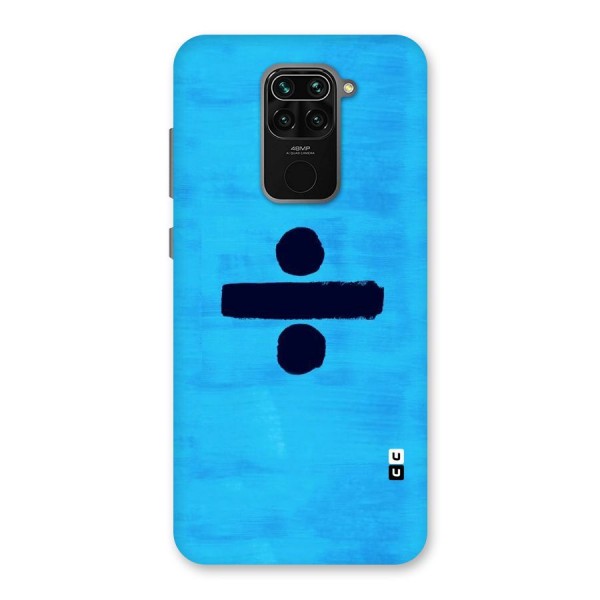 Math And Blue Back Case for Redmi Note 9