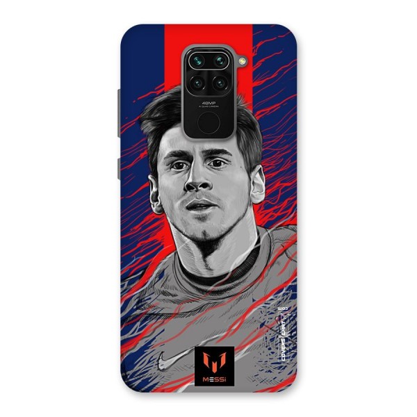 Messi For FCB Back Case for Redmi Note 9