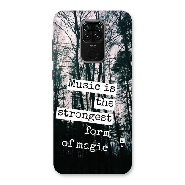 Music Magic Back Case for Redmi Note 9