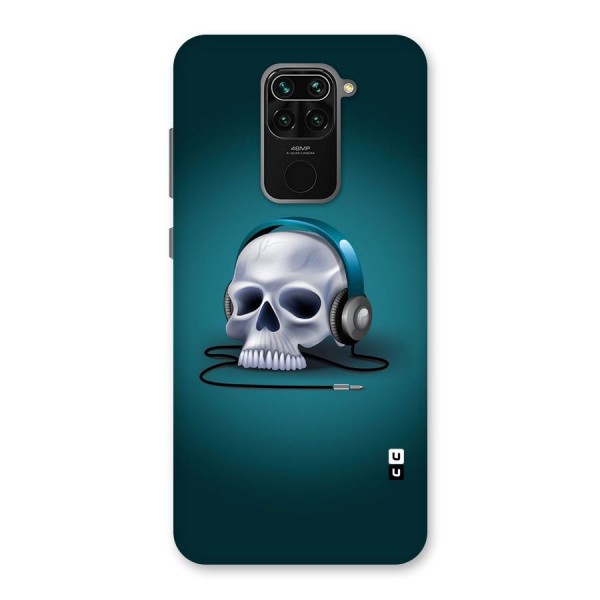 Music Skull Back Case for Redmi Note 9