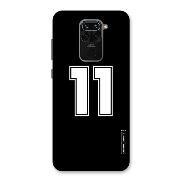 Number 11 Back Case for Redmi Note 9