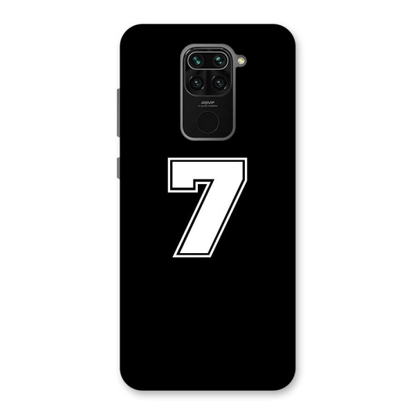 Number 7 Back Case for Redmi Note 9
