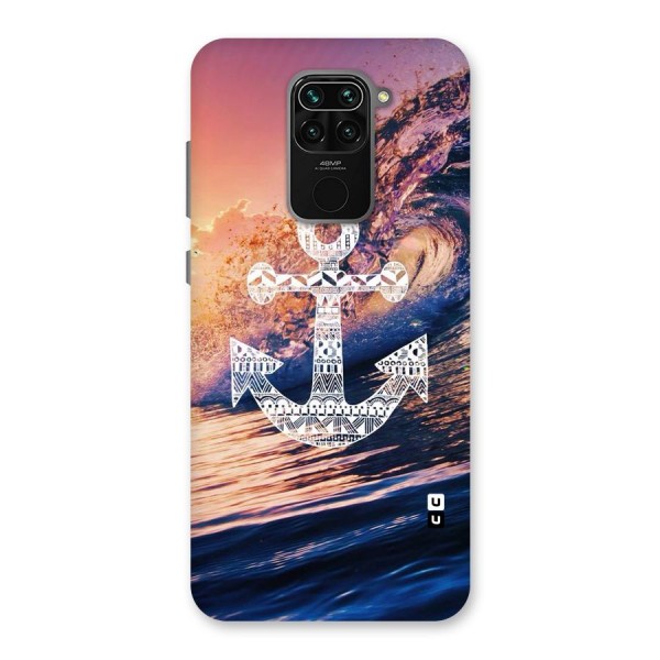 Ocean Anchor Wave Back Case for Redmi Note 9