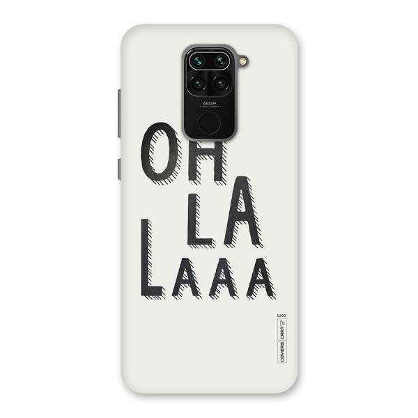 Oh La La Back Case for Redmi Note 9
