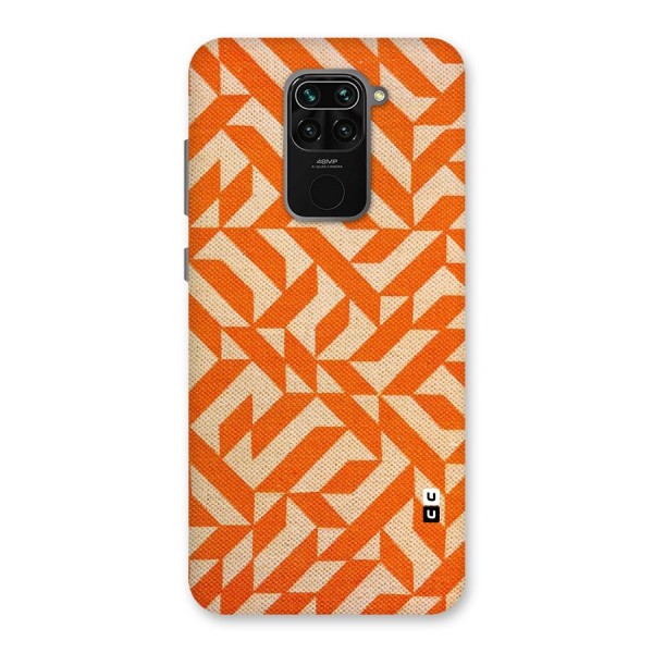 Orange Beige Pattern Back Case for Redmi Note 9