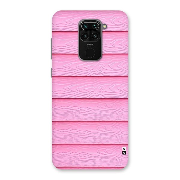 Pink Wood Back Case for Redmi Note 9