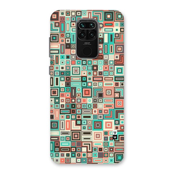 Pretty Boxes Design Back Case for Redmi Note 9