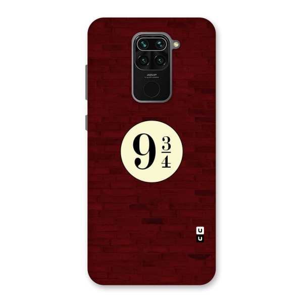 Red Wall Express Back Case for Redmi Note 9