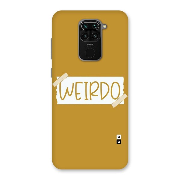 Simple Weirdo Back Case for Redmi Note 9