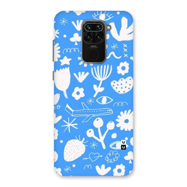 Space Blue Pattern Back Case for Redmi Note 9