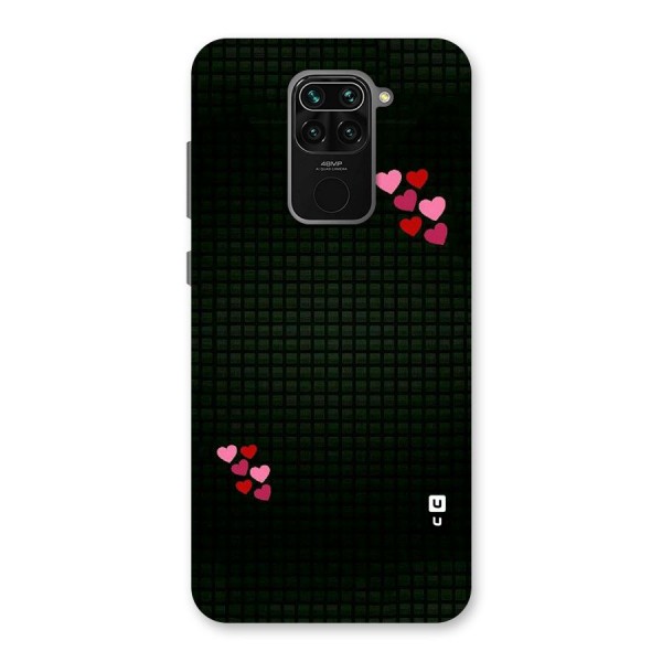 Square and Hearts Back Case for Redmi Note 9