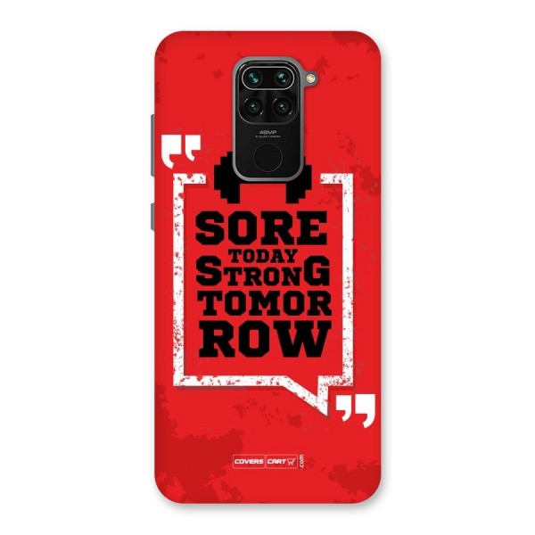 Stay Strong Back Case for Redmi Note 9