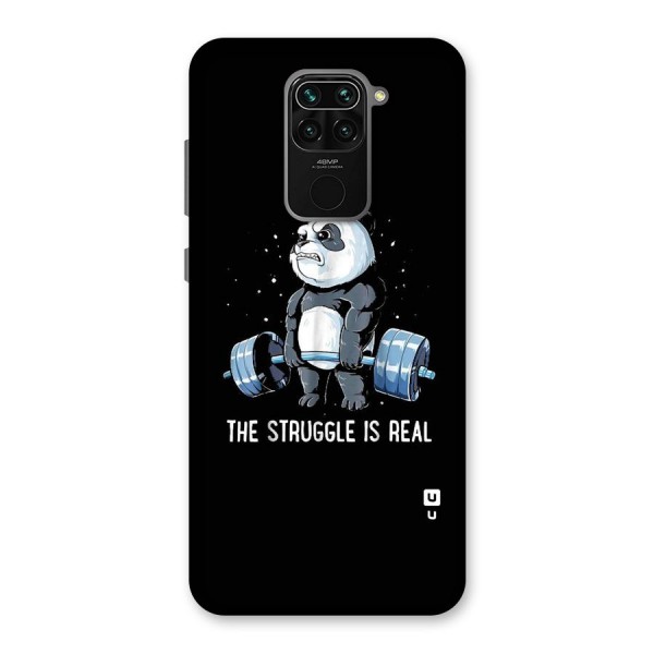 Struggle is Real Panda Back Case for Redmi Note 9