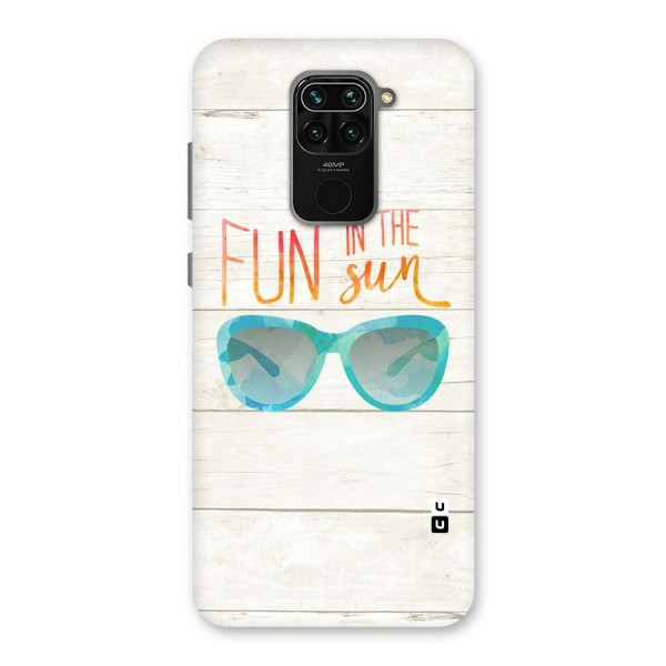 Sun Fun Back Case for Redmi Note 9
