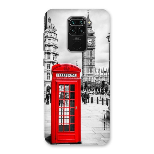 Telephone Booth Back Case for Redmi Note 9