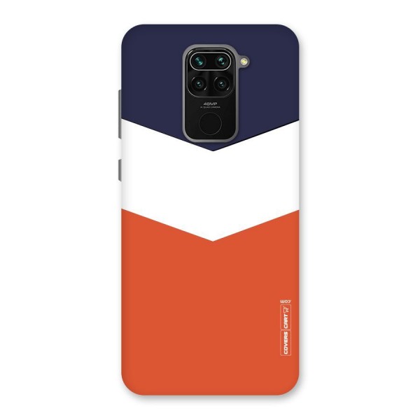 Three Colour Pattern Back Case for Redmi Note 9