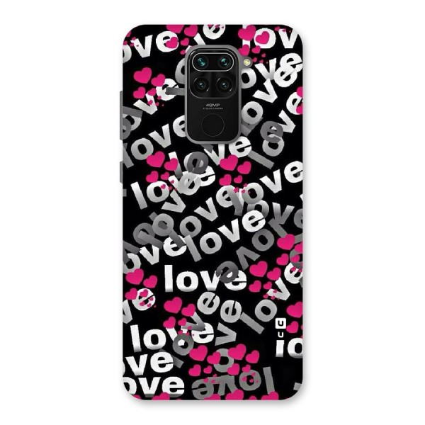 Too Much Love Back Case for Redmi Note 9