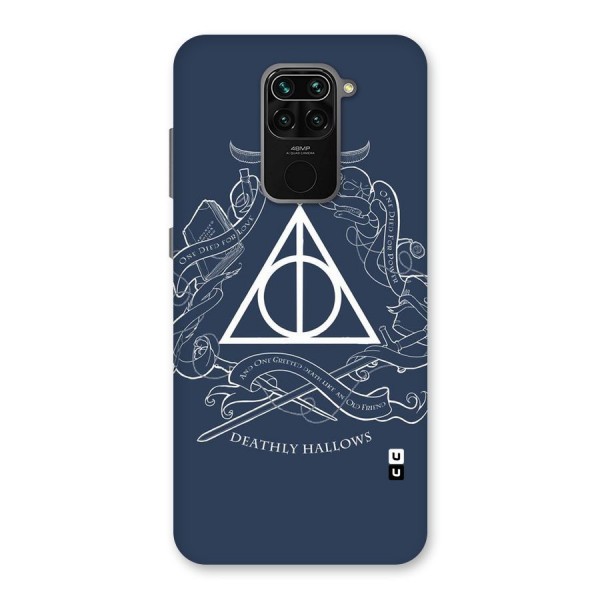Triangle Blue Back Case for Redmi Note 9