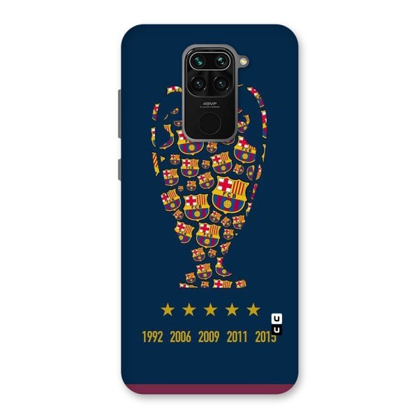 Trophy Team Back Case for Redmi Note 9