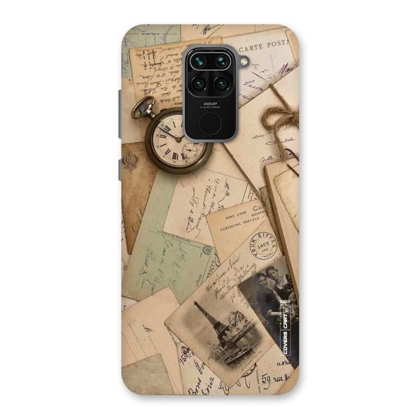 Vintage Postcards Back Case for Redmi Note 9