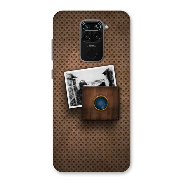 Vintage Wood Camera Back Case for Redmi Note 9