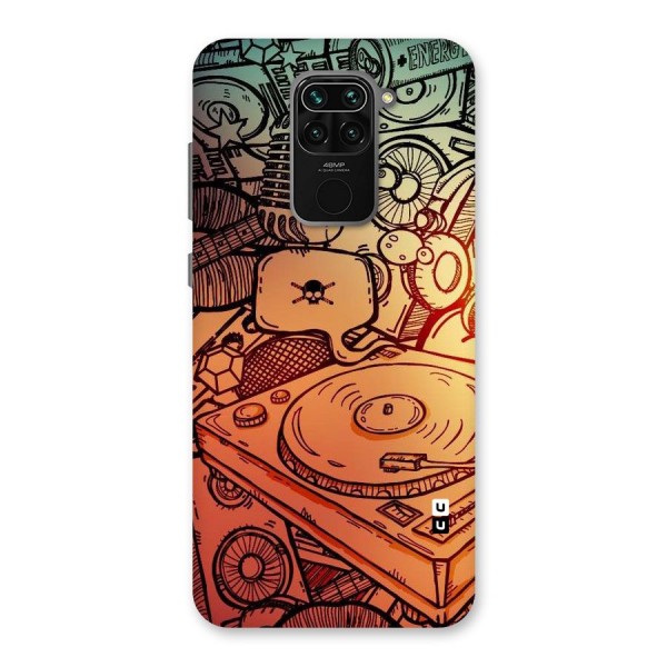 Vinyl Design Back Case for Redmi Note 9