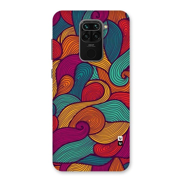 Whimsical Colors Back Case for Redmi Note 9