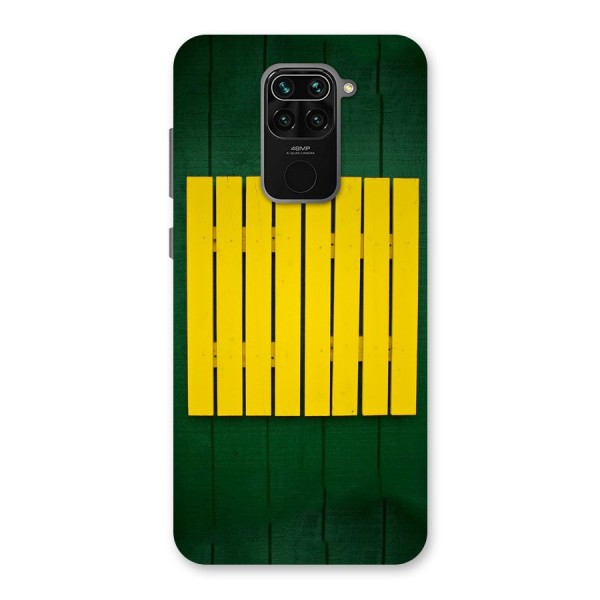Yellow Fence Back Case for Redmi Note 9