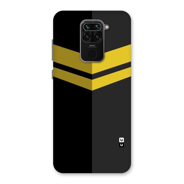 Yellow Lines Back Case for Redmi Note 9