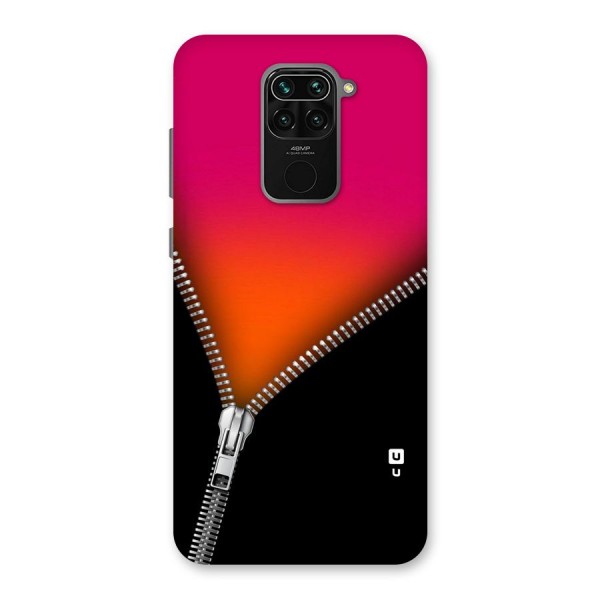 Zipper Print Back Case for Redmi Note 9