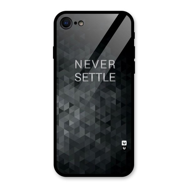 Abstract No Settle Glass Back Case for iPhone 7
