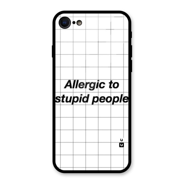 Allergic Glass Back Case for iPhone 7