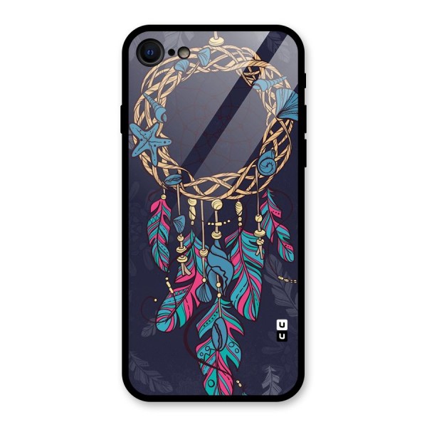 Animated Dream Catcher Glass Back Case for iPhone 7