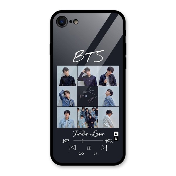 BTS Fake Love Glass Back Case for iPhone 7