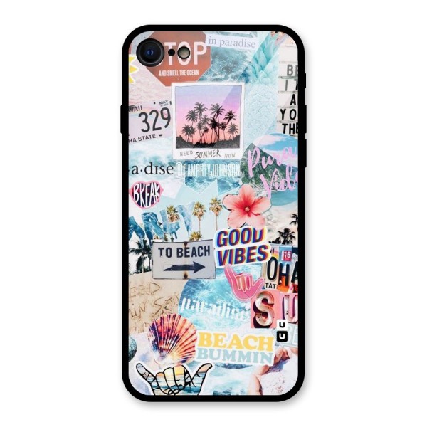 Beaching Life Glass Back Case for iPhone 7
