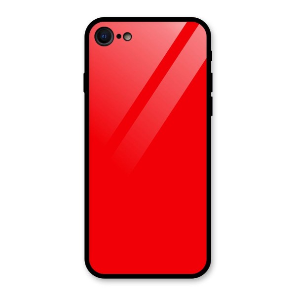 Bright Red Glass Back Case for iPhone 7