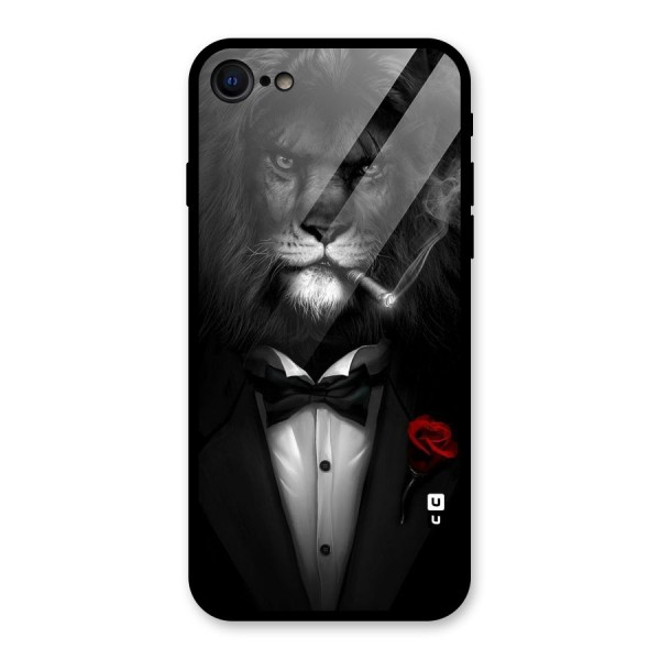 Lion Class Glass Back Case for iPhone 7