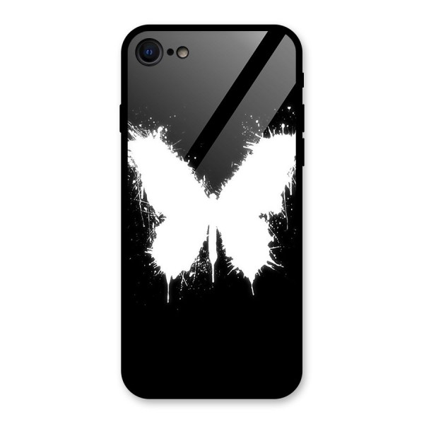 Magic Butterfly Glass Back Case for iPhone 7