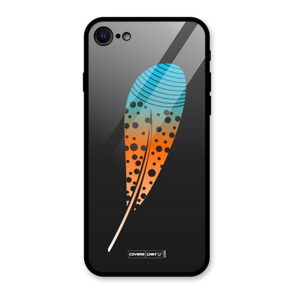 Magical Feather Glass Back Case for iPhone 7