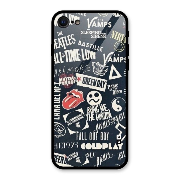 Music My Paradise Glass Back Case for iPhone 7