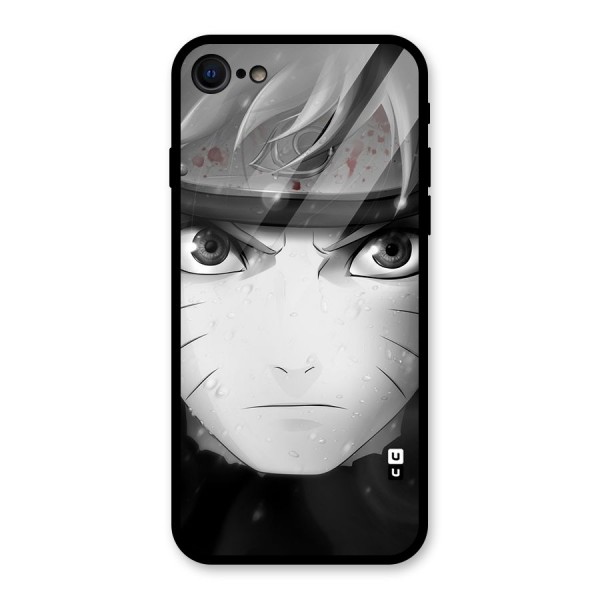 Naruto Monochrome Glass Back Case for iPhone 7