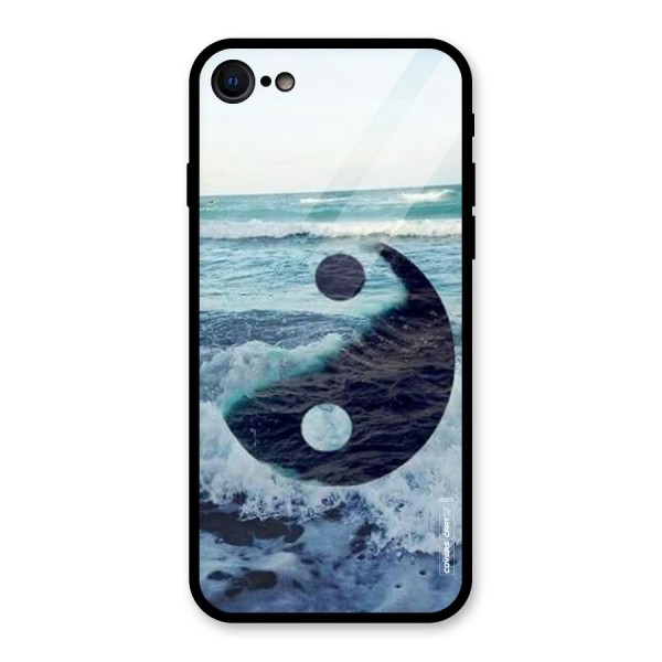 Oceanic Peace Design Glass Back Case for iPhone 7