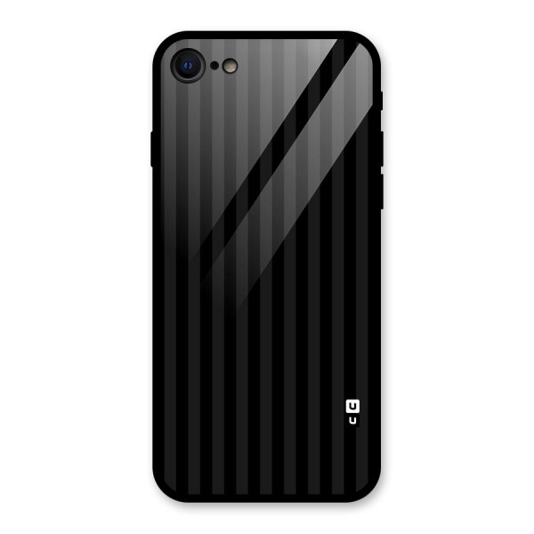 Pleasing Dark Stripes Glass Back Case for iPhone 7