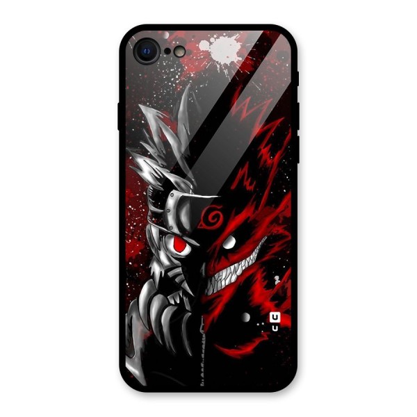 Two Face Naruto Glass Back Case for iPhone 7