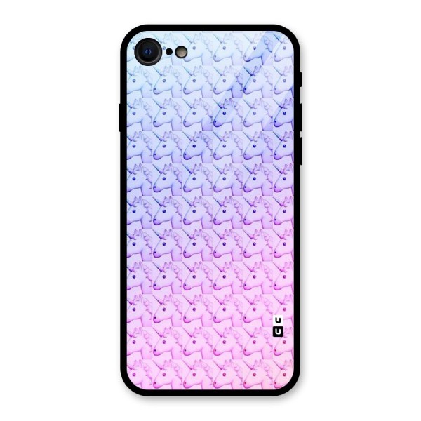 Unicorn Shade Glass Back Case for iPhone 7