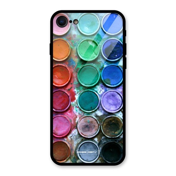 Water Paint Box Glass Back Case for iPhone 7