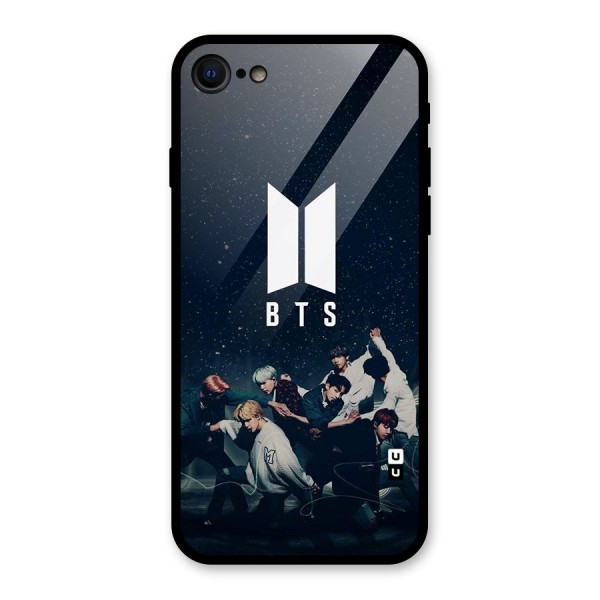 BTS Army All Glass Back Case for iPhone 8