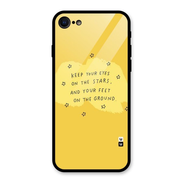 Eyes On Stars Glass Back Case for iPhone 8