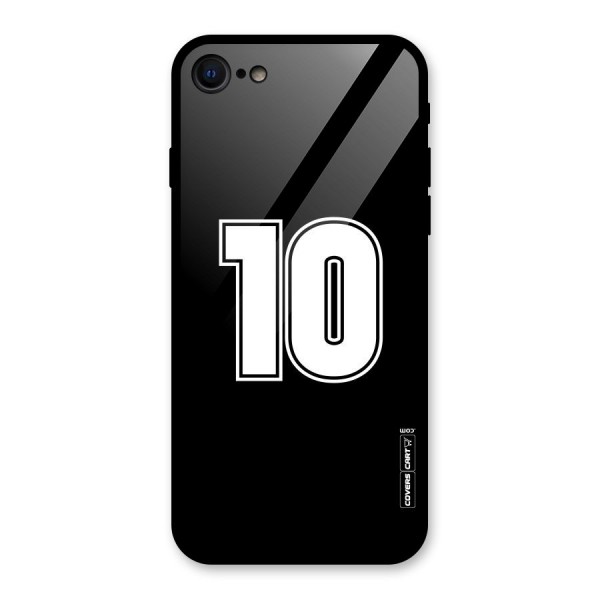 Number 10 Glass Back Case for iPhone 8