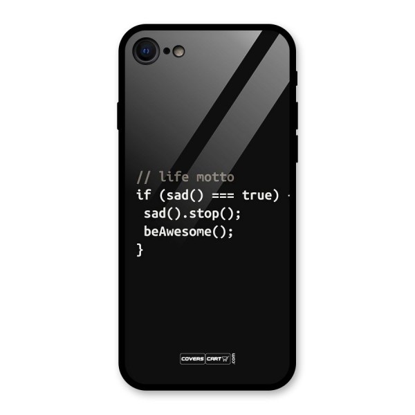 Programmers Life Glass Back Case for iPhone 8